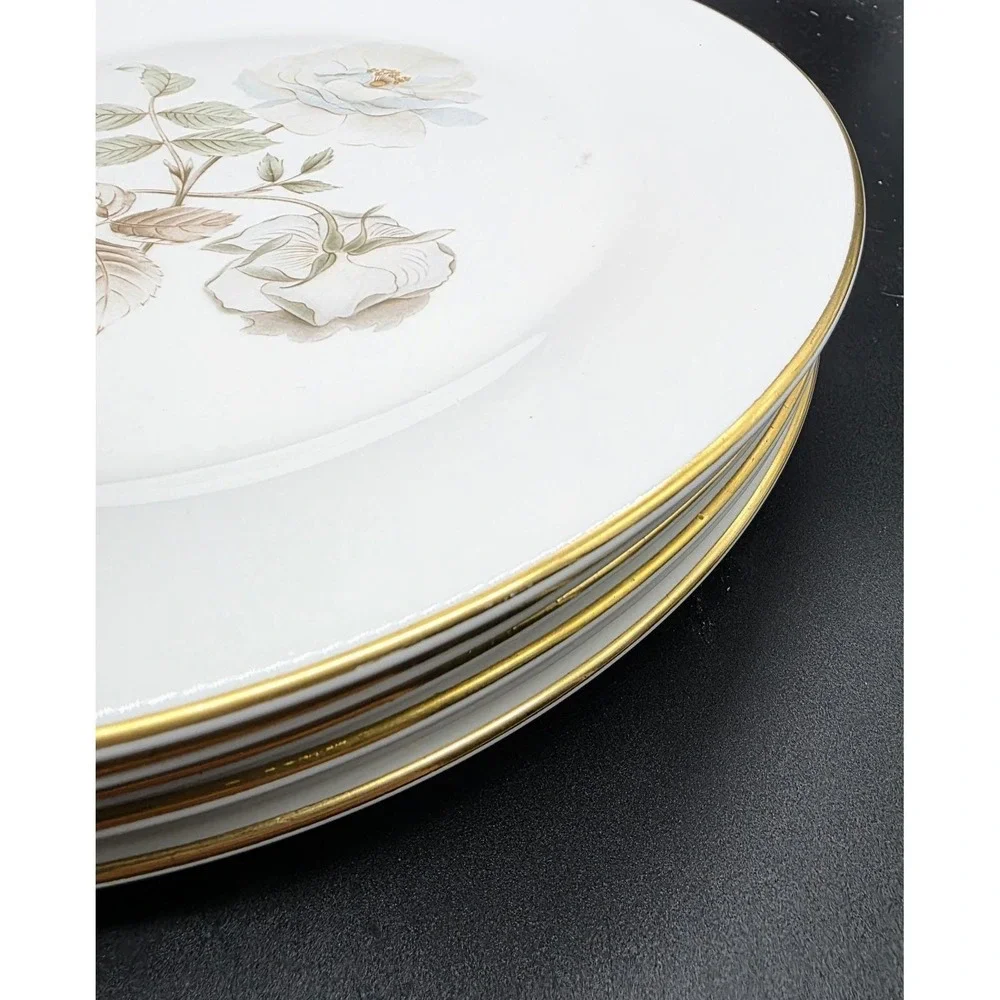 Set/6 Vintage Royal Doulton Yorkshire Rose 10.5